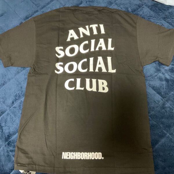 伊勢丹購入 新品未着用 NEIGHBORHOOD ANTI SOCIAL SOCIAL CLUB ネイバーフッド アンチソーシャルソーシャルクラブ Tシャツ 黒 Lサイズ