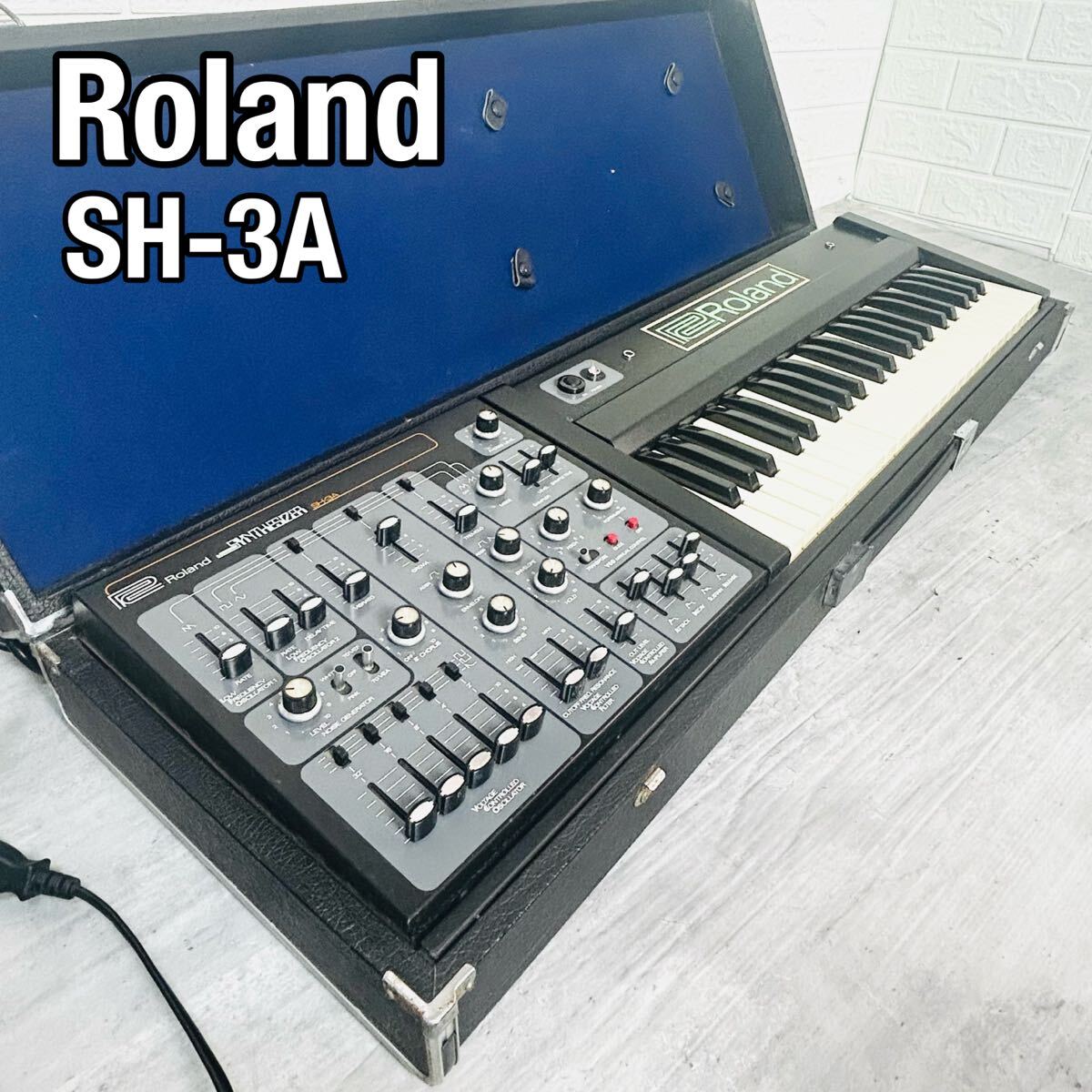 ローランド SH-3A シンセサイザー 通電確認 現状品 ビンテージ Yahoo!オークション -「sh-3a」(楽器、器材) の落札相場・落札価格