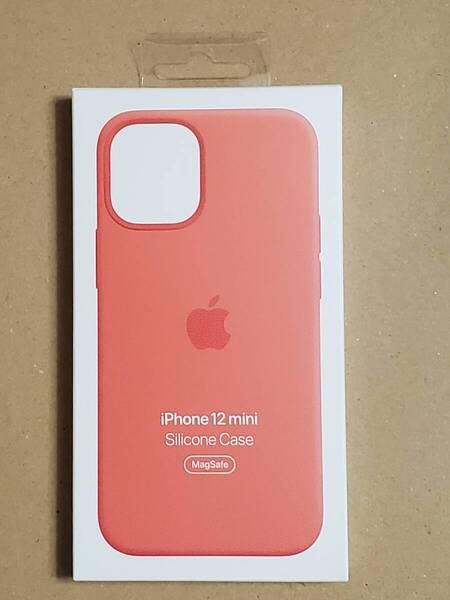 Apple 純正品◆iPhone 12 mini Silicone Case with MagSafe - pink citrus シリコーンケース -ピンクシトラス アップル【並行輸入品】