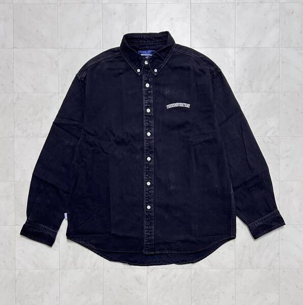 【新品】thisisneverthat ディスイズネバーザット【TN243DSHTL01】Washed Denim Shirt ウォッシュド デニムシャツ Mサイズ ブラック