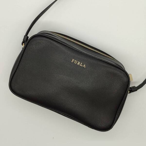 【極美品】FURLA フルラ ショルダーバッグ リリー ダブルジップ