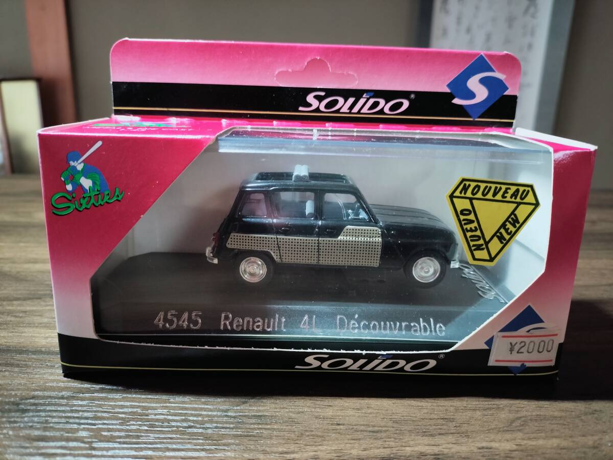 RENAULT 4台セット ミニカー 輸入品