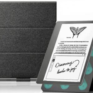 新品 高品質Kindle Scribe用 レザーカバー 黒 送料無料