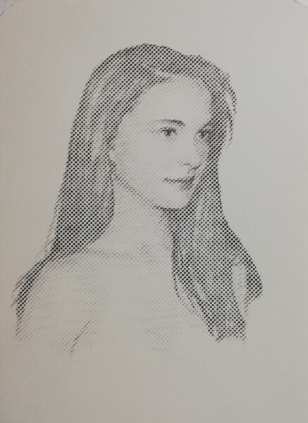 松原健治 ドローイング 色鉛筆 原画 「ICHIMATSU 105」A4