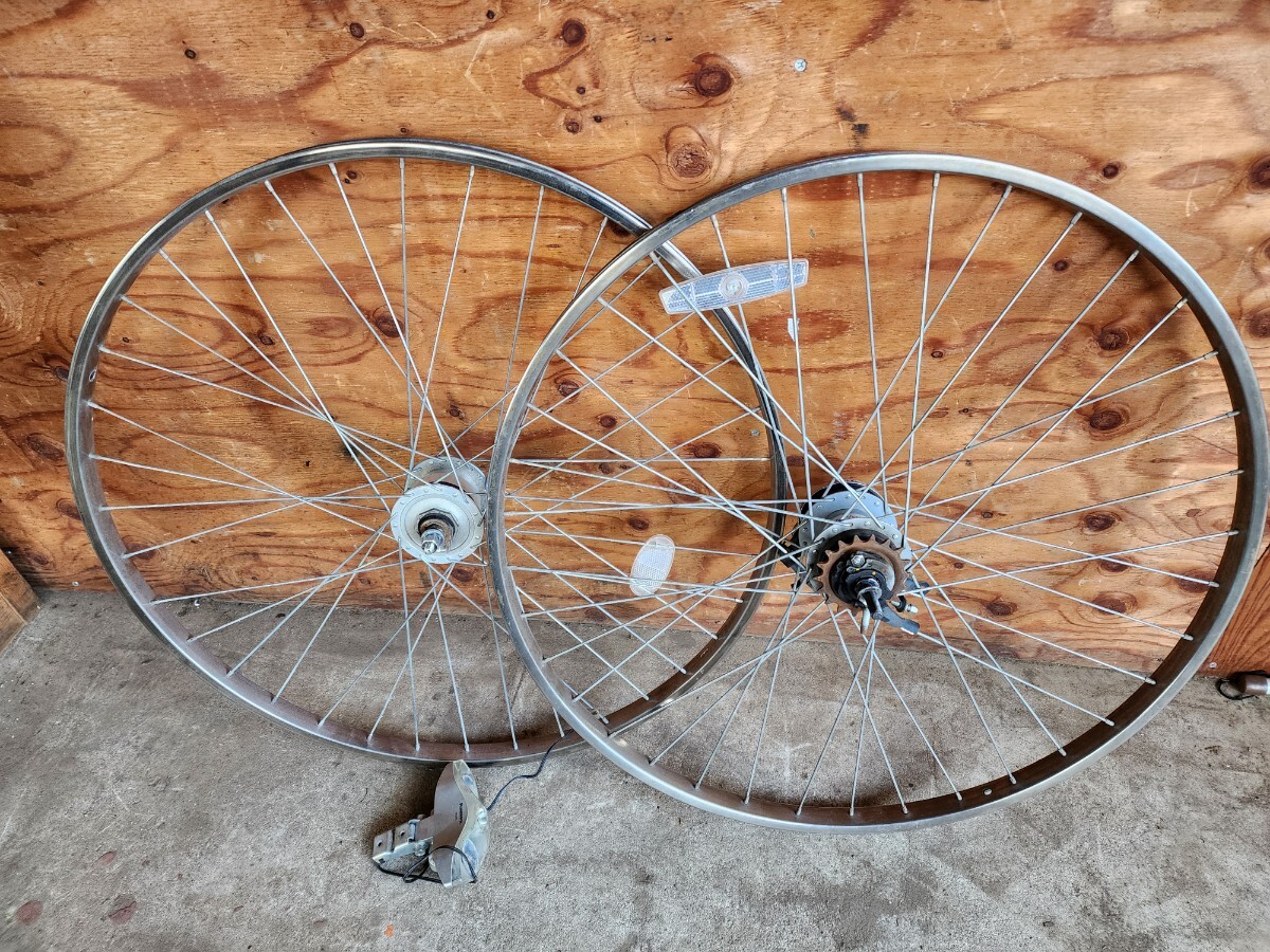内装5段変速ハブホイール27インチH36 自転車