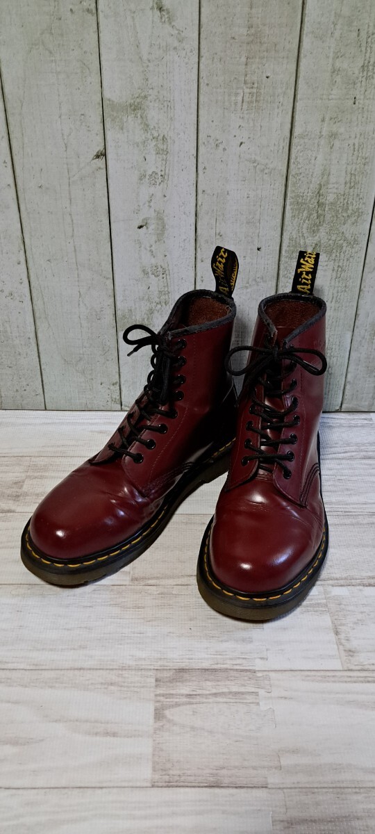 Yahoo!オークション -「ドクターマーチン 8ホール チェリー