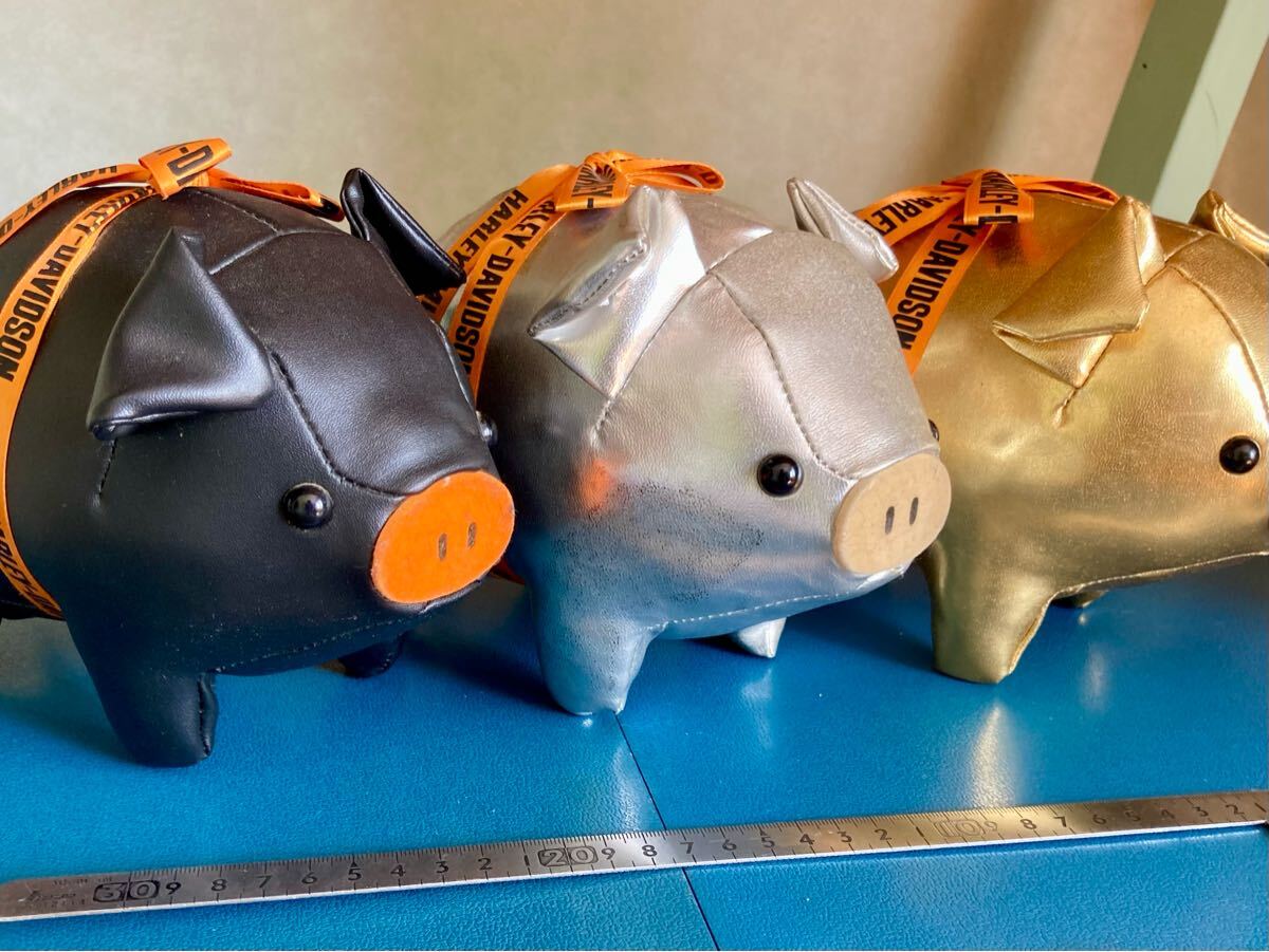 Yahoo!オークション - ハーレーダビットソン ブタぬいぐるみ 全