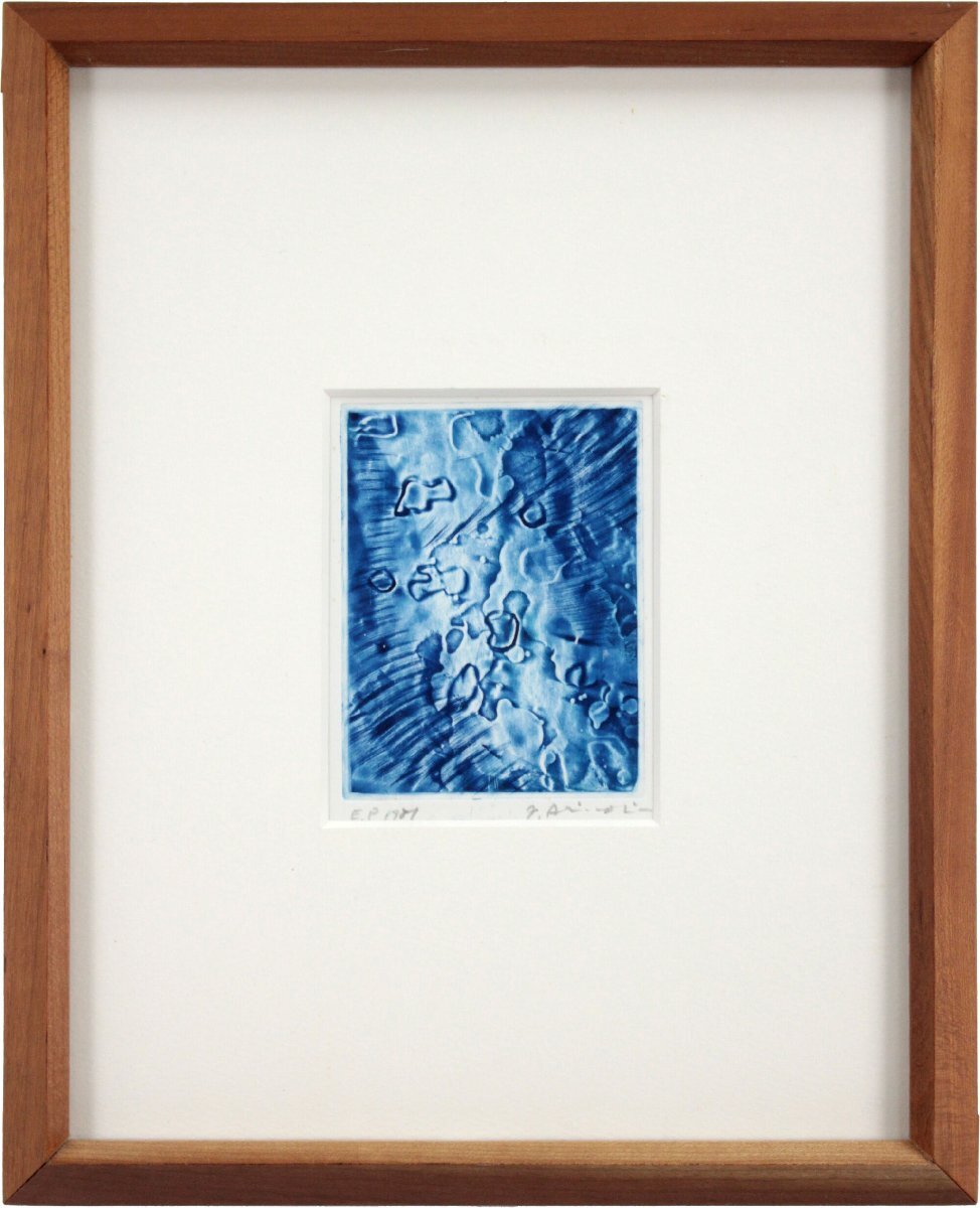 一原有徳『無題』銅版画【真作保証】 絵画 - 北海道画廊
