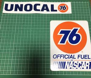 76 UNOCAL ユノカル ステッカー2枚セット NASCAR