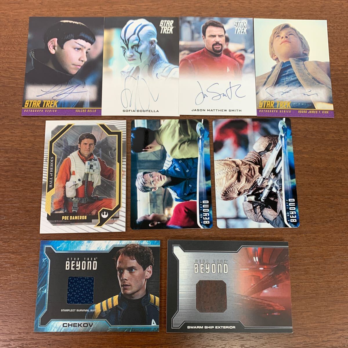 直筆サインカード入り STAR TREK『宇宙大戦争』カードセット Yahoo!オークション -「star trek サイン」の落札相場・落札価格