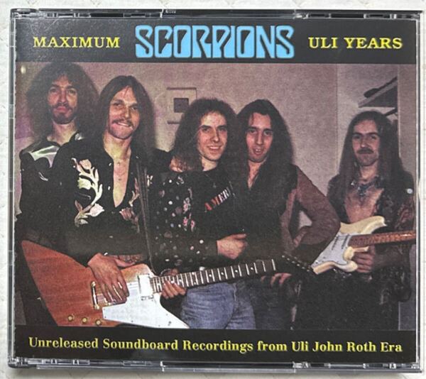 3CD!Soundboard Recording!SCORPIONS / スコーピオンズ / MAXIMUM ULI YEARS / BONDAGE MUSIC