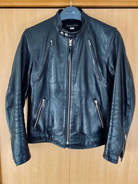 HAROLD'S GEAR ハロルズギア ライダースジャケット 馬革 サイズM 品番010328−091