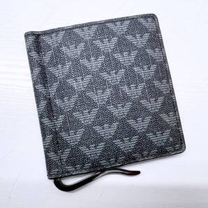 使用感なし 美品 EMPORIO ARMANI エンポリオアルマーニ イーグル PVC マネークリップ カードケース