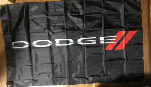 送料無料!ガレージ、お部屋に!かっこいいぞ!ダッジ DODGE//ロゴバナー 通常サイズ ナイトロSXT チャレンジャー