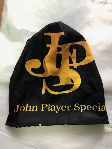 寒さ対策に!送料無料!派手!誰も持ってない?JPS ジョンプレスペシャルロゴ黒 キャップ 帽子 ニット帽
