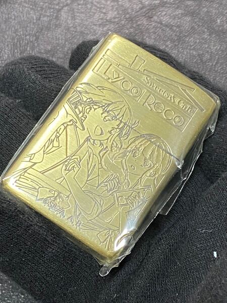 zippo リコリス リコイル ゴールド 2面刻印 アニメ 希少モデル 2023年製 GOLD 千束 たきな 喫茶 リコリコ