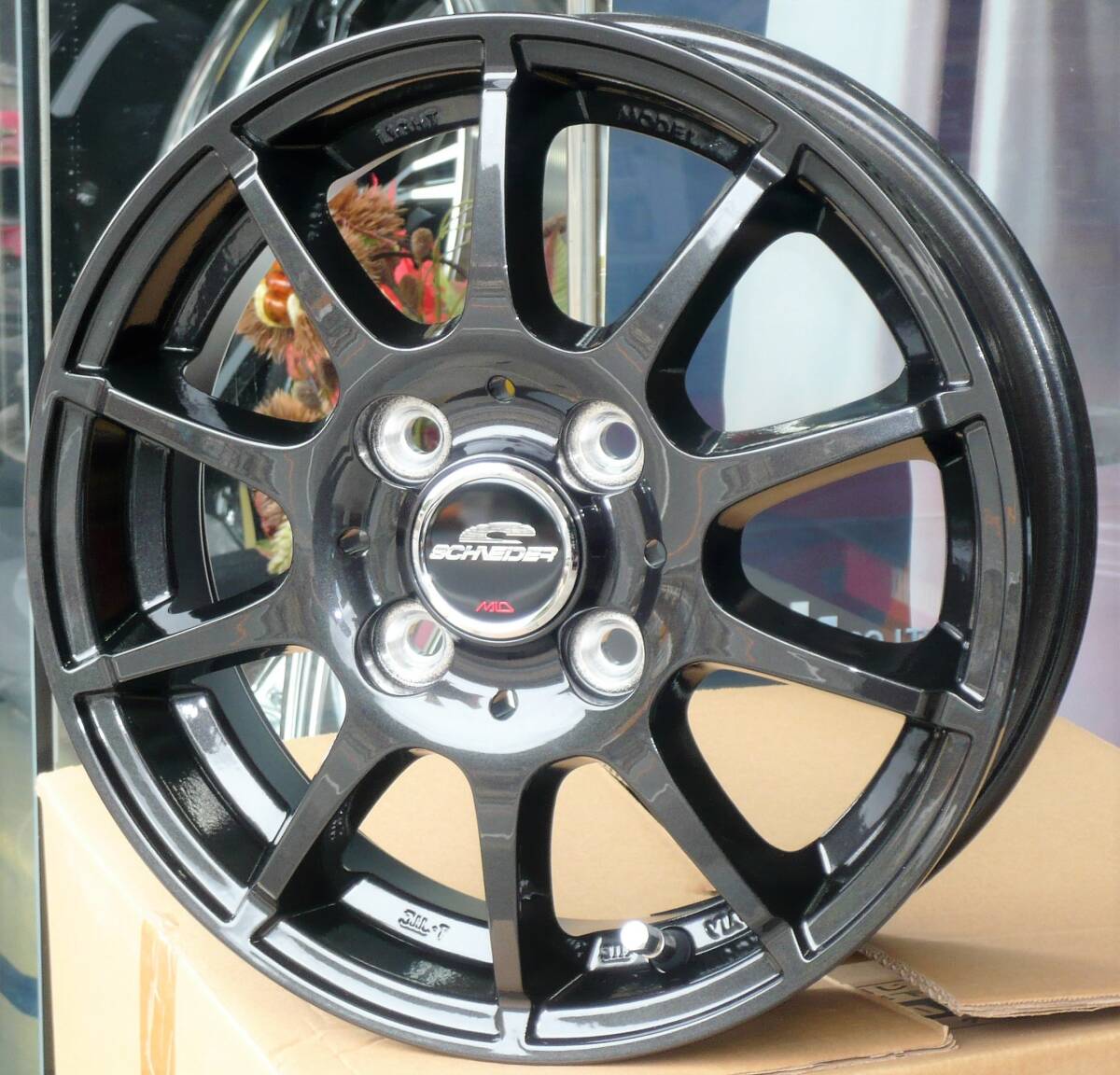 税込! MF33S系 MRワゴン用 軽量ホイール 「シュナイダー STAG」 新品1台分