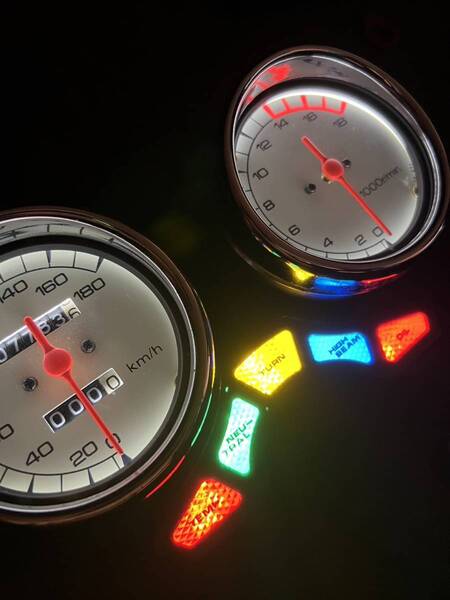 送料無料 バンディット250 バンディット400 GSX400インパルス メーター フルLED球 新品 LEDバルブ メーターパネル メーター