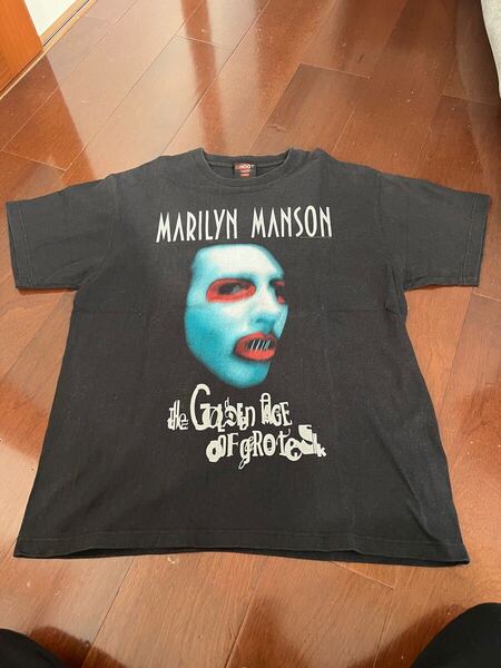 希少 マリリン・マンソン Marilyn Manson ツアーTシャツ Lサイズ ②