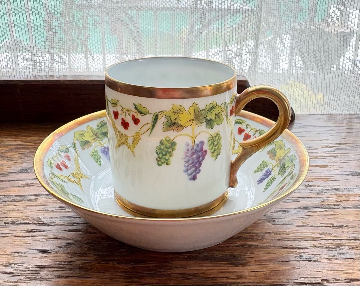 Yahoo!オークション -「ぶどう」(カップ&ソーサー) (茶器)の Yahoo!オークション -「ぶどう」(カップ&ソーサー) (茶器)の