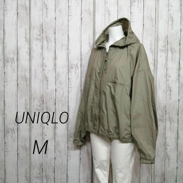 UNIQLO ユニクロ レディース フーデット コットン ブルゾン +M 21