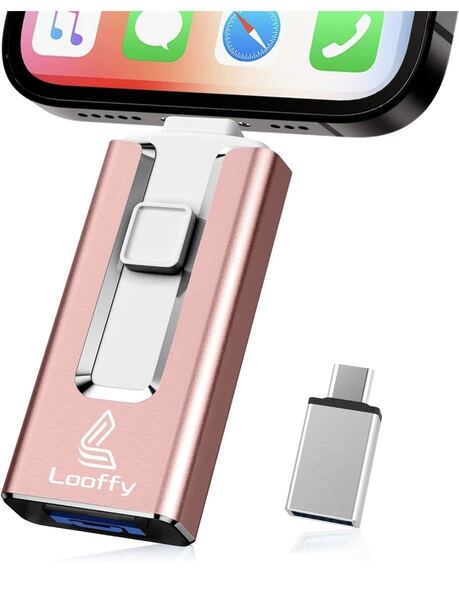 512GB usbメモリ 3.1高速4in1 iPhone usbメモリー フラッシュドライブ アイフォン用メモリ IOS Android PC USB 両面挿しスマホ USB