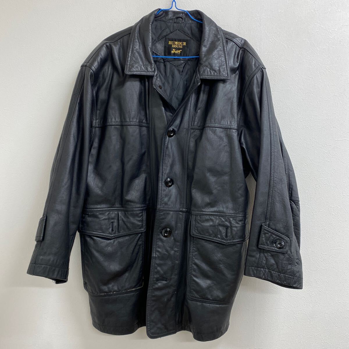 Yahoo!オークション -「革ジャン 古着」(Lサイズ) (ライダース Yahoo!オークション -「革ジャン 古着」(Lサイズ) (ライダース