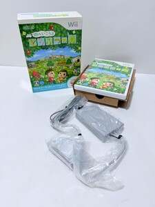 Wii 街へいこうよ どうぶつの森 Wiiスピーク付き 美品/ゲームソフト 箱付(U-20)