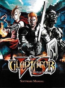 ■送料無料■PS3■取扱説明書のみです■グラディエーターバーサス■(概ね良好)*ソフト、箱は付属しません