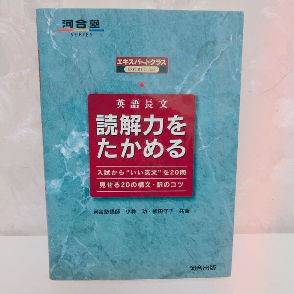 【特別大特価!4127→3294円】【絶版/1999】 英語長文読解力をたかめる 入試からいい英文を20問 見せる20の構文・訳のコツ