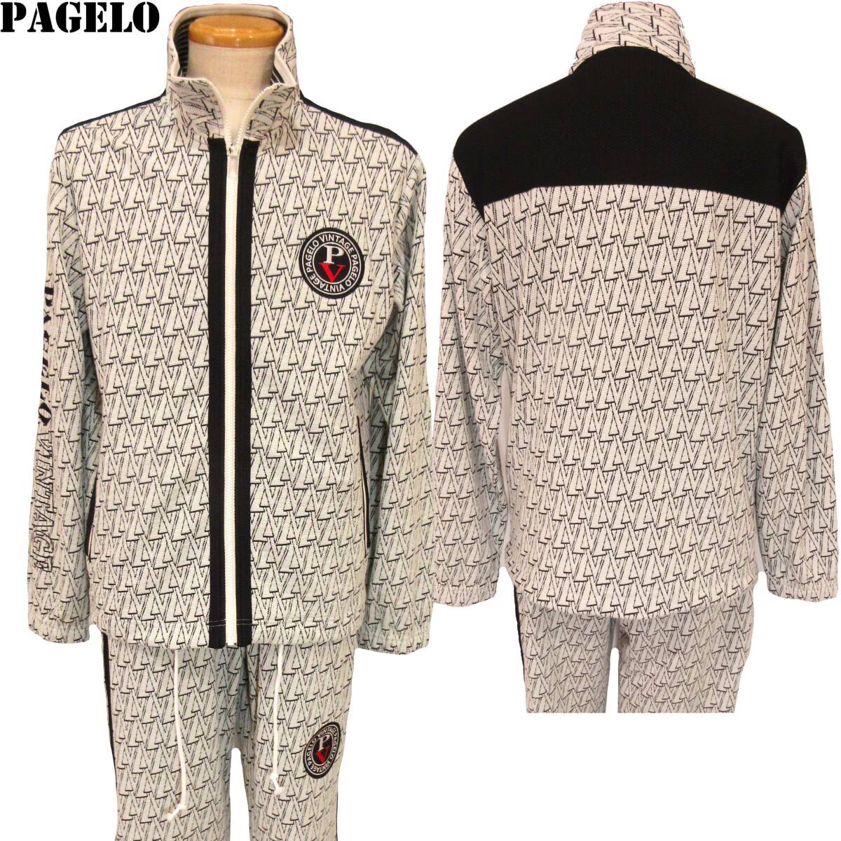 ★PAGELO★SALE セットアップ【白L】春夏モデル 51610307 パジェロ
