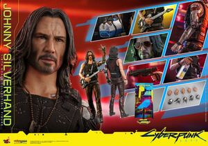ホットトイズ VGM47 サイバーパンク2077 ジョニー・シルヴァーハンド 1/6 フィギュア キアヌ・リーブス Keanu Reeves