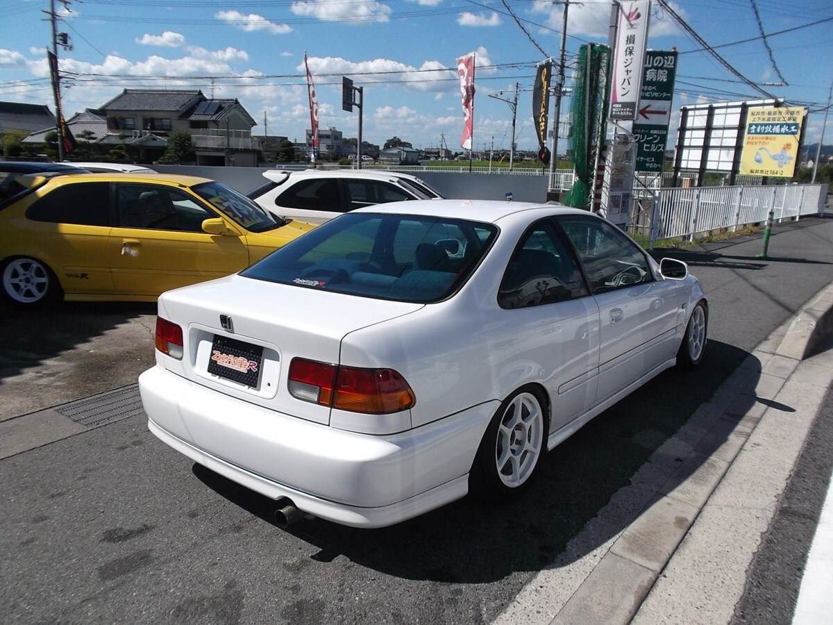 送料G★EKシビック2/4ドア前期純正形状リアアンダーリップスポイラー★JDM EK4 EK3 EJ7 シビッククーペ シビックフェリオ ウレタン エアロ