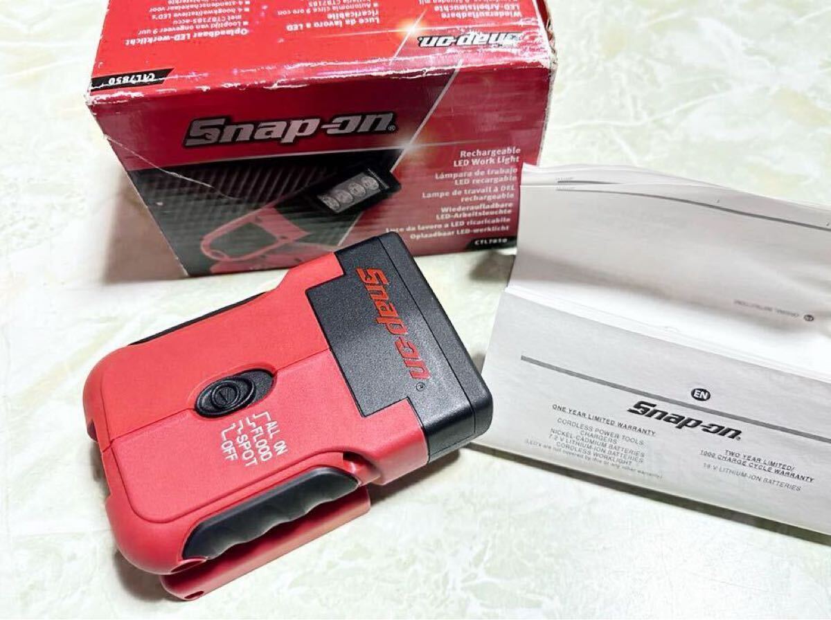 新品未使用　スナップオン　LEDライト ECSPF032B Yahoo!オークション - ECSPF032B Snap-on ライト ブラック