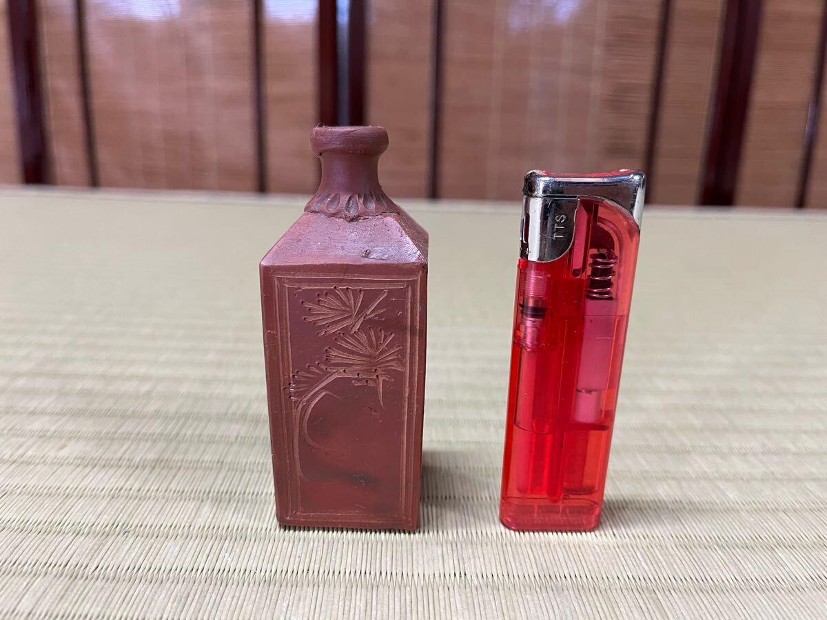 古信楽　徳利　一輪挿し Amazon.co.jp: 古い徳利江戸時代？明治時代？大正？1輪挿しなど