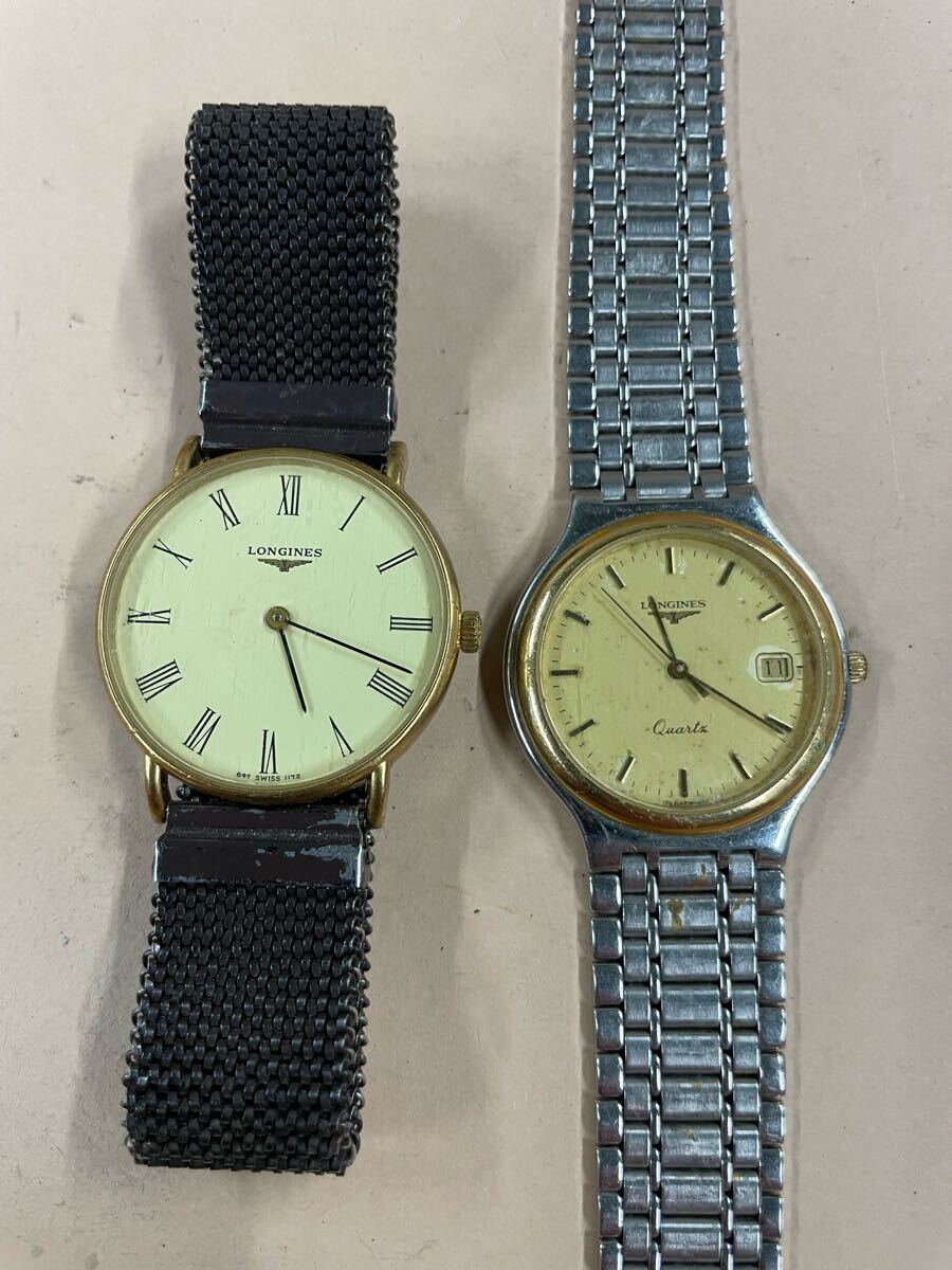 LONGINES - LONGINES ロンジン 腕時計 クォーツ 2針 スクエア