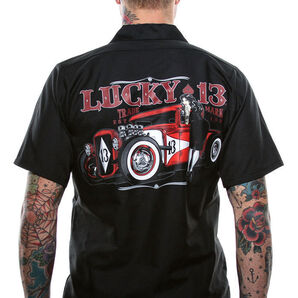 45 ラッキー13 LUCKY13 バンド アメ車 HOTROD ホトロッド TATTOO ボウリング ボーリング タトゥー ロカビリー ローライダー