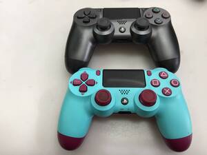 SONYソニー プレステ4 PS4 ワイヤレスコントローラー CUH-ZCT2J 2個 ジャンク6135
