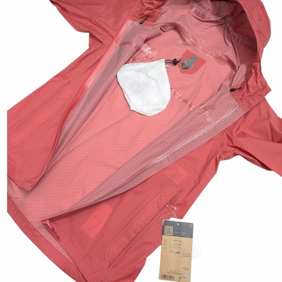 未使用品 THE NORTH FACE ノースフェイス NPW11536 サイズM Venture Jacket サンベイクドレッド ナイロンジャケット