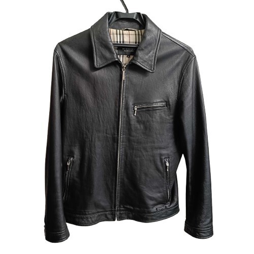Yahoo!オークション -「burberry black label レザーライダース Yahoo!オークション -「burberry black label レザーライダース