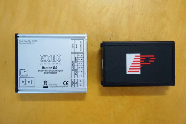オマケ付 e:cue BUTLER S2 DMX512インターフェイス pangolin FB3QS quickshow用 ILDA レーザー制御インターフェイス PC用 照明 完動品