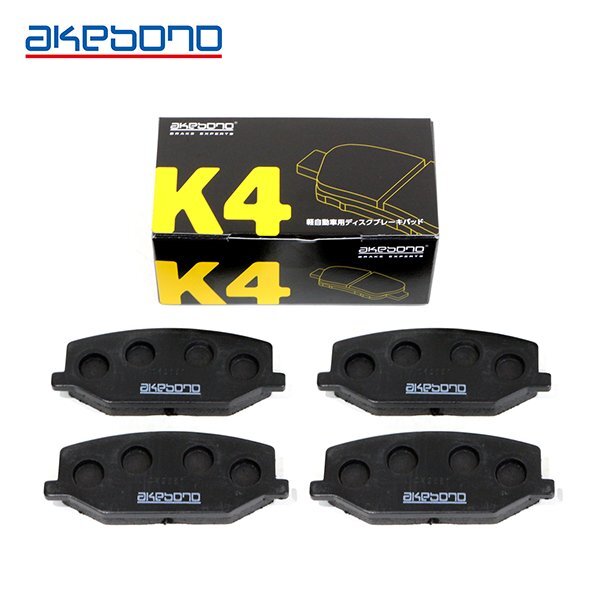 【送料無料】 曙 アケボノ K4 ブレーキパッド K-727K マツダ AZワゴン MJ22S フロント用 ディスクパッド ブレーキパット K4PAD