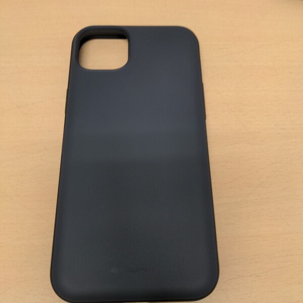 y021402s Goospery iPhone 14 plus ケース 背面 カード 収納 マグネット式 バンパー カバー (ミッドナイトブルー)