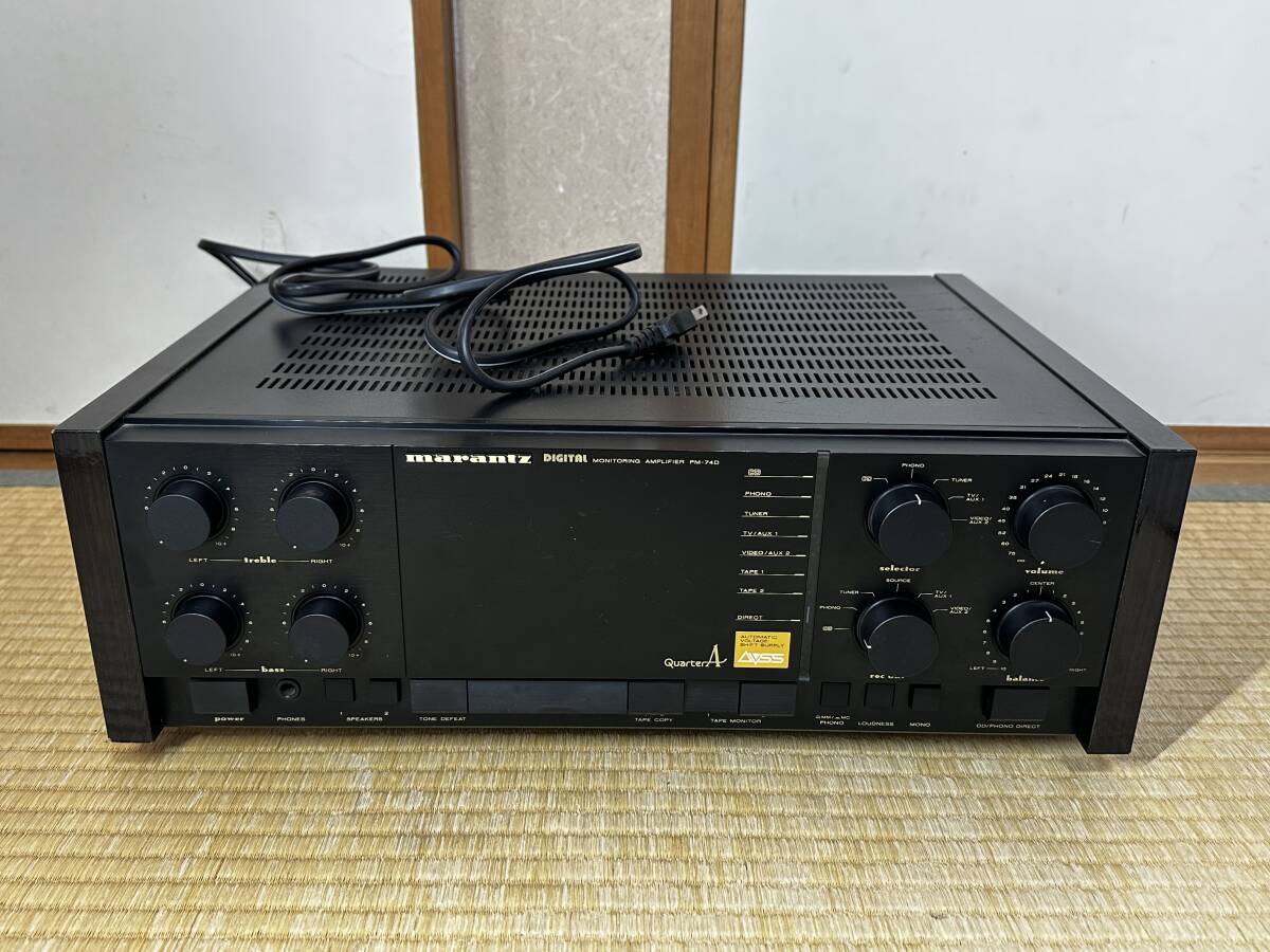 Yahoo!オークション -「marantz pm-74d」の落札相場・落札価格 Yahoo!オークション -「marantz pm-74d」の落札相場・落札価格