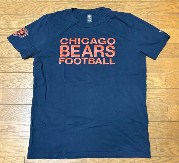 NFL CHICAGO BEARS × NEW ERA MEN’S SHORT SLEEVE T-SHIRTS size-L(着丈70身幅58) 中古(美品) 送料無料 NCNR