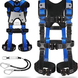 フルハーネス 新規格 セット 登山 クライミング ブルー アウトドア 105