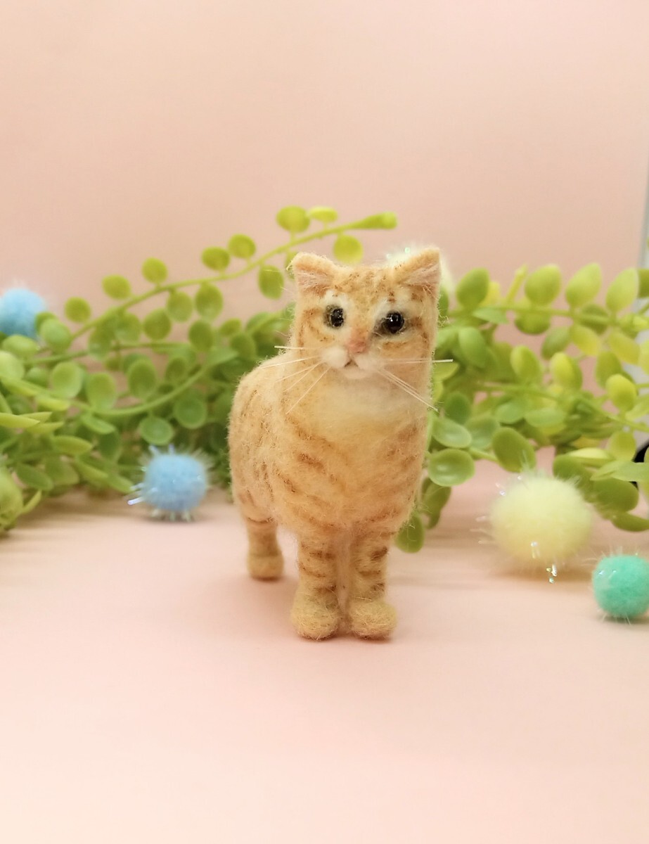 Yahoo!オークション -「羊毛フェルト 猫 茶トラ」の落札相場
