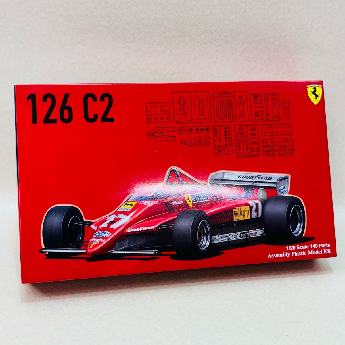 Yahoo!オークション -「フジミ 1／20 フェラーリ126c2」の落札