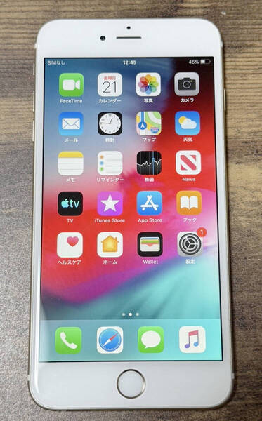 【送料無料】中古品 au iPhone6 Plus 16GB 3A062J/A ゴールド 88199