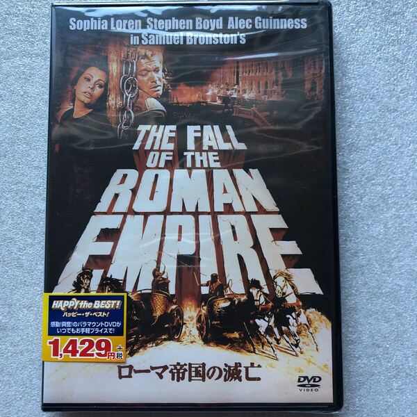 【 新品未開封 DVD特集 】ローマ帝国の滅亡 ソフィアローレン アレックギネス アンソニーマン セル版 他多数出品中